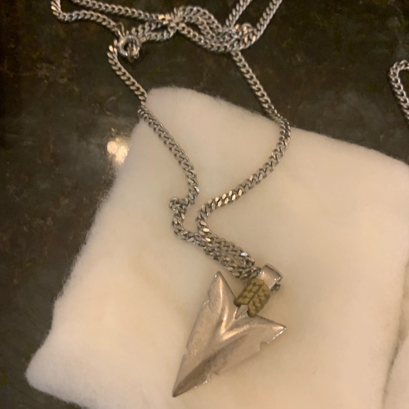Avon Accessories Vintage Mens Avon Arrowhead Necklace Pendant